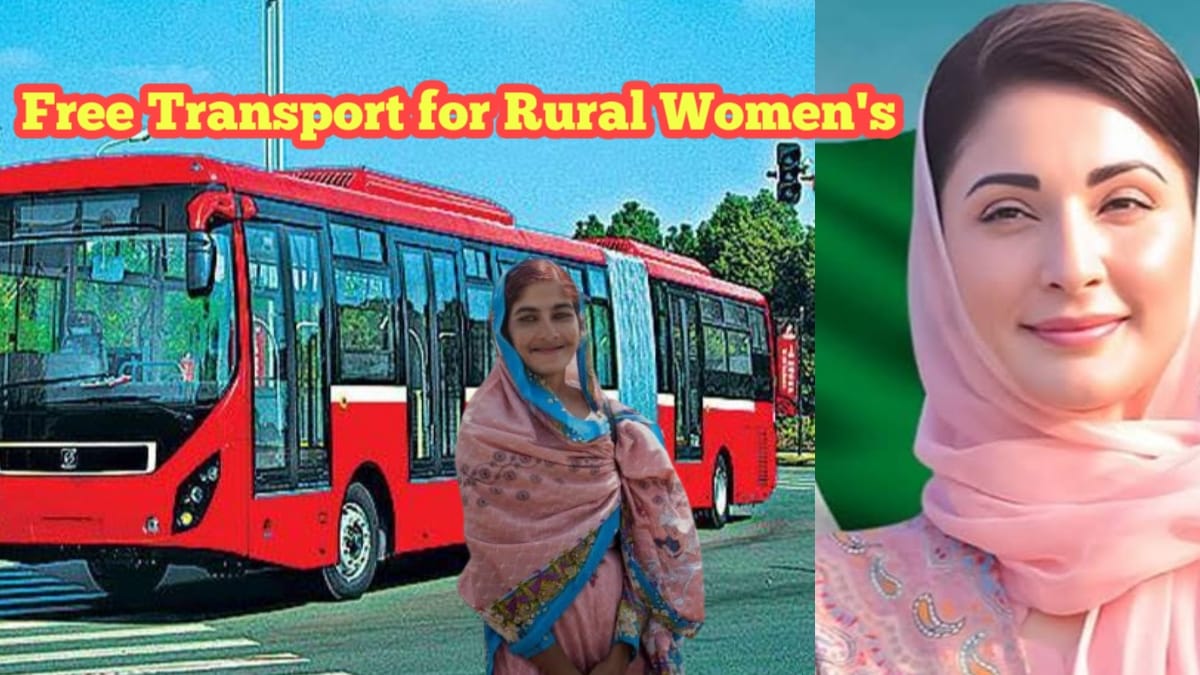 CM Punjab Free Transport for Rural females